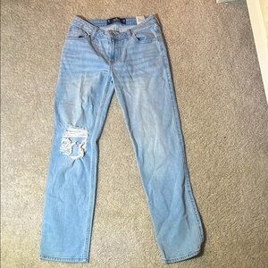 Hollister Light Blue Straight Leg Jeans